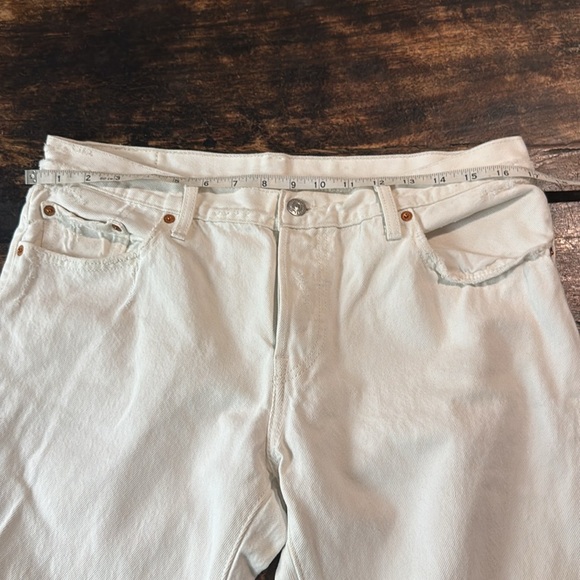 White 501 ct size 29 jeans distressed - Picture 13 of 16